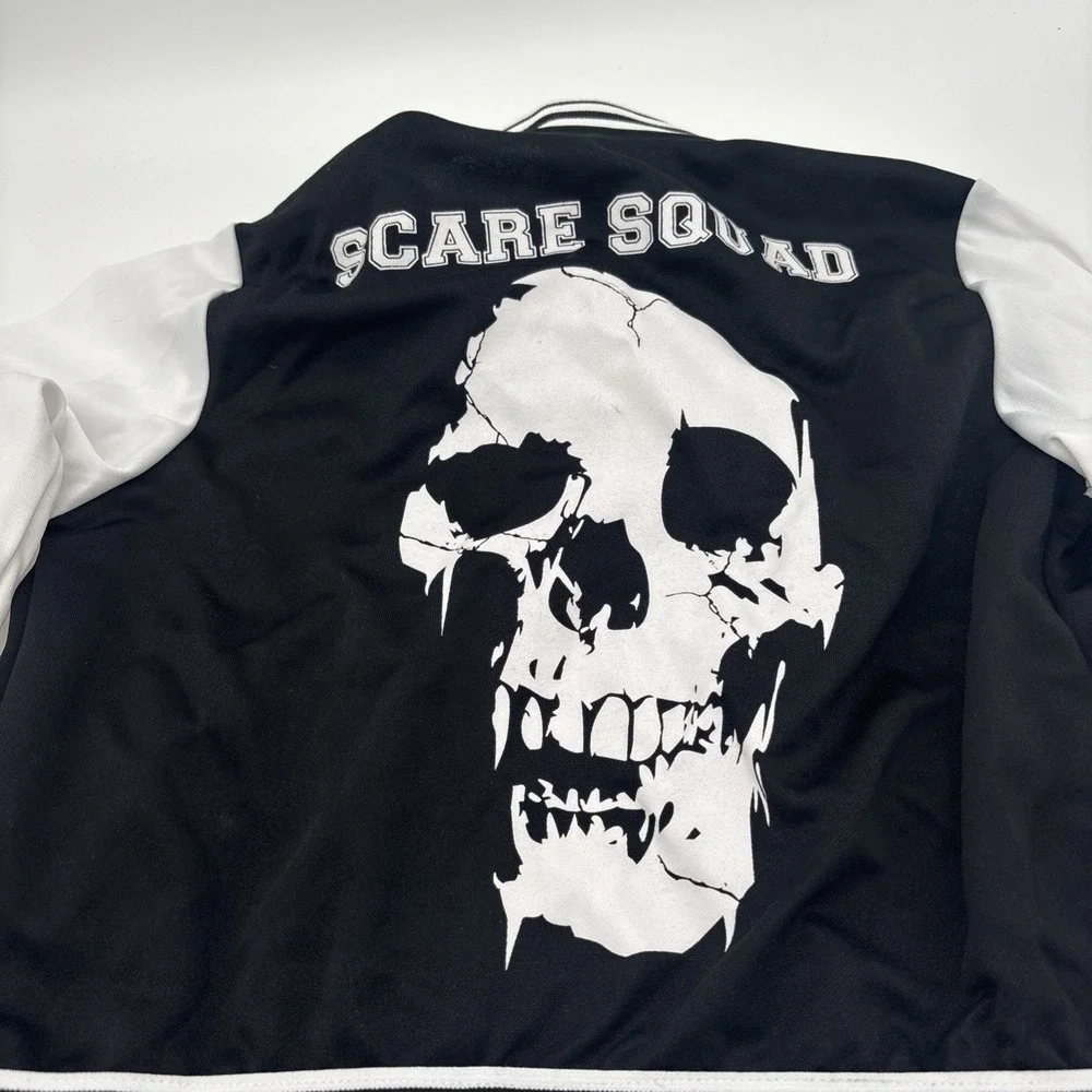 Girls Skeleton Scare Squad‎ Halloween Costume Skirt And Jacket Medium 8 To 10